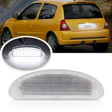 Dünyada tek clio 2 grubu sponsor : 12v Car Styling Led License Number Plate Light For Renault Clio Sport Mk2 Clio Ii 98 05 Twingo I 93 07 Oem No 7700410754 X1p Car Light Unitedunited Led Lights Aliexpress