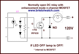 Infineon (inf) photovoltaic relays mosfet output series: Photovoltaic Opto Coupler Turns On N Channel Mosfet Relay Circuit Tutorial