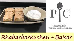 Rhabarberkuchen Mit Baiserhaube Auf Dem Grossen Ofenzauberer Mit Pampered Rhabarberkuchen Rhabarberkuchen Mit Baiserhaube Kuchen Ohne Backen