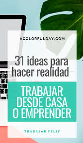 El tiempo que le quieres dedicar? 31 Ideas Para Hacer Realidad Trabajar Desde Casa O Emprender Educacion Para El Trabajo Emprendedor Consejos De Blog