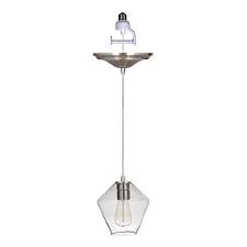 List was $71.99 $ 71. Worth Home Products Instant Pendant Series 1 Light Brushed Nickel Recessed Light Conversion Kit Ceiling Lights Lighting Ceiling Fans