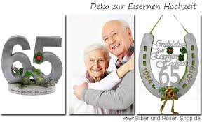Über 65 jahre sind sie verheiratet und feiern eiserne hochzeit. Deko Eiserne Hochzeit Turkranze Und Tischdeko Bestellen