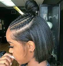 Pin By Taylor Monae On Hairstyles Braids For Short Hair Natural Hair Styles Hair Styles