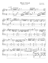 Puttin' my defences up 'cause i don't wanna fall in love if i ever did that i think i'd have a heart attack. Heart Attack Demi Lovato Sheet Music For Piano Solo Download And Print In Pdf Or Midi Free Sheet Music For Heart Attack By Demi Lovato Pop Musescore Com