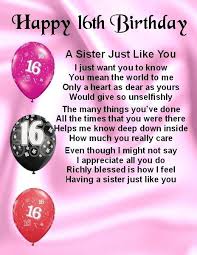 Fridge Magnet Personalised Sister Poem 16th Birthday Free Gift Box Birthday Greetings For Mother Mum Poems Happy 18th Birthday Quotes
