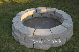 Ensure the best kind of stability of fire pit. How To Build A Diy Fire Pit For Only 60 Keeping It Simple