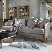 Sofa Monneville Grau 78 X 215 X 90cm Loberon Mobel Sofa Sofa Design
