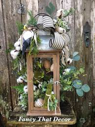 Farmhouse Lantern Arrangement Farmhouse Centerpiece Etsy Farmhouse Centerpiece Farmhouse Table Decor Holiday Lanterns