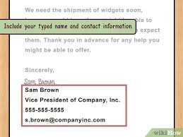 How To Write A Business Letter With Pictures Wikihow
