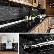 Waterproof Oil Proof Marble Self Adhesive Wallpaper Vinyl Film Wall Stickers Bathroom Bedroom Kitchen Cupboard Home Improvement In 2020 Marble Wallpaper Marble Wall Bathroom Wallpaper