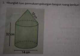 Maybe you would like to learn more about one of these? 1 Hitunglah Luas Permukaan Gabungan Bangun Ruang Berikut 10 Cm32 Cm14 Cm Brainly Co Id