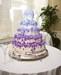 Blue And Purple Ombre Wedding Cake Wedding Cake Ombre Purple Wedding Cakes Wedding Cakes Blue