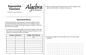 This free worksheet contains 10 assignments each with 24. Exponential Functions Worksheet Math Confessions Blog