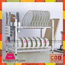 The surface of aluminium kitchen counters and cabinets is covered by a thin oxide layer, which becomes its protection by default. Buy Aluminum Dish Rack Double Bowl Drain Rack Kitchen Storage Supplies Multi Function Dish Rack At Best Price In Pakistan