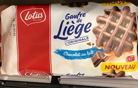 Gaufre De Liege L Originale Chocolat Au Lait Lotus 362 6 G 7 Unites De 51 8 G