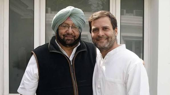 Congress leader Rahul Gandhi, along with Chief Minister Captain Amarinder  Singh, launched the 2nd phase of #Punjab's #SmartVillageCampaign.  #PunjabNews #PunjabSmartVillageCampaign
