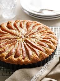 Nut Free Frangipan Pear Tart Ricardo Recipe Pear Tart Dessert Recipes Easy Recipes