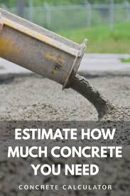 Concrete Calculator Estimate Concrete For A Slab Or Footing Concrete Calculator Diy Concrete Patio Diy Concrete Slab
