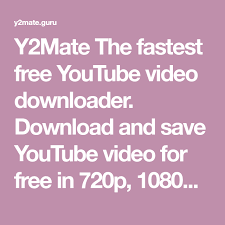 Y2mate The Fastest Free Youtube Video Downloader Download And Save Youtube Video For Free In 720p 1080p Hd And Fullh In 2020 Free Youtube Youtube Videos Mood Songs