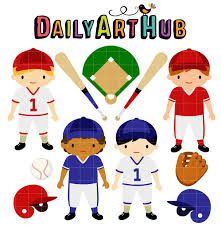 Baseball Kids Clip Art Set Daily Art Hub Free Clip Art Everyday Kids Clipart Clip Art Art Hub