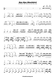 Elvin Jones Transcription Bye Bye Blackbird Jazz Drum Solo