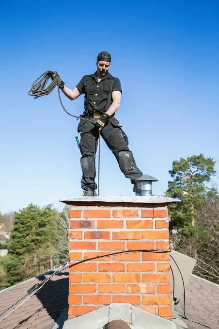Chimney and fireplace