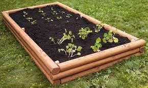 Diy Landscaping Timbers Raised Garden Bed 15then Plant Your Vegetables And Watch Them Grow Diy Raised Garden Raised Garden Beds Diy Raised Garden