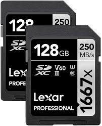 All sd cards run into some kinds of issues, and lexar sd cards are no exception to that rule. Amazon Com Lexar Professional 1667x 128gb 2 Pack Sdxc Uhs Ii Card Lsd128cbna16672 Everything Else
