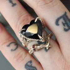 2 774 Likes 87 Comments Tessa Metcalfe Tessametcalfe On Instagram Claw Wedding Band Wearing A Ru Heart Engagement Rings Tessa Metcalfe Heart Engagement