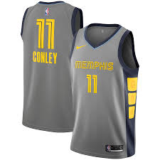 Look no further than the memphis grizzlies shop at fanatics international for all your favorite grizzlies gear including official grizzlies. Men S Nike Mike Conley Gray Memphis Grizzlies City Edition Swingman Jersey