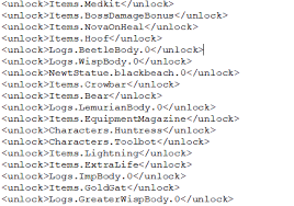 1) navigate to your steam userdata folder c:\program files\ (x86)\steam\userdata\ number\632360\remote\userprofiles 2) edit the file in the folder with notepad++ (or notepad) 3) find the line near the bottom that says . Risk Of Rain 2 How To Restore Your Unlocks