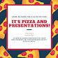 Pizza and Presentations event image