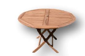 Are there any round folding tables at walmart? Circular Folding Teak Patio Table 1 2m