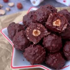 Rocher Chocolat Praline Vegan Perle En Sucre Rochers Chocolat Chocolat Praline Perle En Sucre
