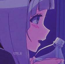 I have a lot of pastel vibes and little trinkets scattered around my dresser or desk. Anime Purple Aesthetic Icon Logoanime