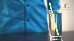 تجربه انكسار الضوء الصف السادس الابتدائى Youtube