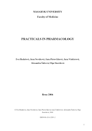 Https Is Muni Cz El 1411 Podzim2008 Vlfa0722p Um Practicals In Pharmacology Engl Pdf