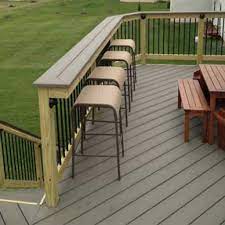Installing A Rail Bar Top An Easy And Inexpensive Way To Add Deck Building A Deck Railing Building A Deck Diy Deck Patio Railing