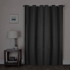 Amazon.com: Zenna Home Blackout Window Curtain, Larson Room Darkening, Easy  Hang Grommet Top (1 Panel), 40 Inches x 84 Inches, Black : Home & Kitchen