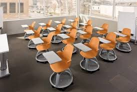Steelcase Furniture Office Space Showroom 42floors Ambientes De Aprendizagem Arquitetura De Escolas Salas De Treinamento