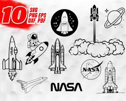 Nasa Svg Space Svg Nasa Clipart Svg Files For Cricut Svg Files Rocket Svg Astronaut Svg Nasa Print Nasa Logo Svg Nasa Logo Nasa Logo Cricut Creations Rocket Party