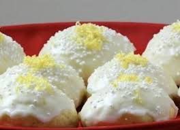 Cool and sprinkle with more powdered sugar. Recipe Lemon Drop Holiday Cookies Italian Sons And Daughters Of America Lemon Drop Cookies Drop Cookies Recipes
