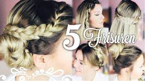 Mit diesen frisuren sieht ihr gesicht mit oder ohne pony schön und schmaler aus. 5 Schone Easy 5 Minuten Frisuren Dagi Bee Youtube