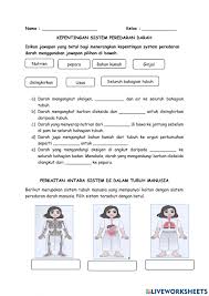 Walaupun manusia dan ekonomi memerlukan air, kelangsungan hidup alam sekitar bergantung sepenuhnya pada air. Kepentingan Sistem Peredarah Darah Manusia Worksheet