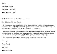 This sample job application rejection letter can be used to reach out to job applicants seeking employment that will not be receiving an interview or moving to your second stage. Rejection Letter For Job Applicants Format Example