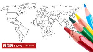 Mapa Del Mundo Para Colorear