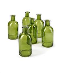 This clear glass apothecary jar is ideal as a candy jar cookie jar decorative centerpiece or any other creative ideas you may have! Serene Spaces Living Bud Vases Apothecary Jars Decorative Glass Bottles Centerpiece For Wedding Reception Mini Flower Vases Small Medicine Bottles For Home Decor Dark Green Set Of 6 Buy Online In Belize