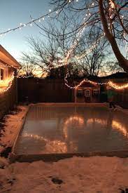 Hardscaping 101 Backyard Ice Skating Rinks Gardenista Backyard Ice Rink Backyard Backyard Rink