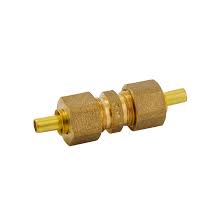Brass 1/4-in COMP x 1/4-in COMP Union | BK Products
