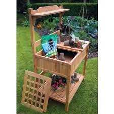 Astonica Wooden Potting Bench At Ace Hardware Potting Bench Outdoor Potting Bench Potting Table